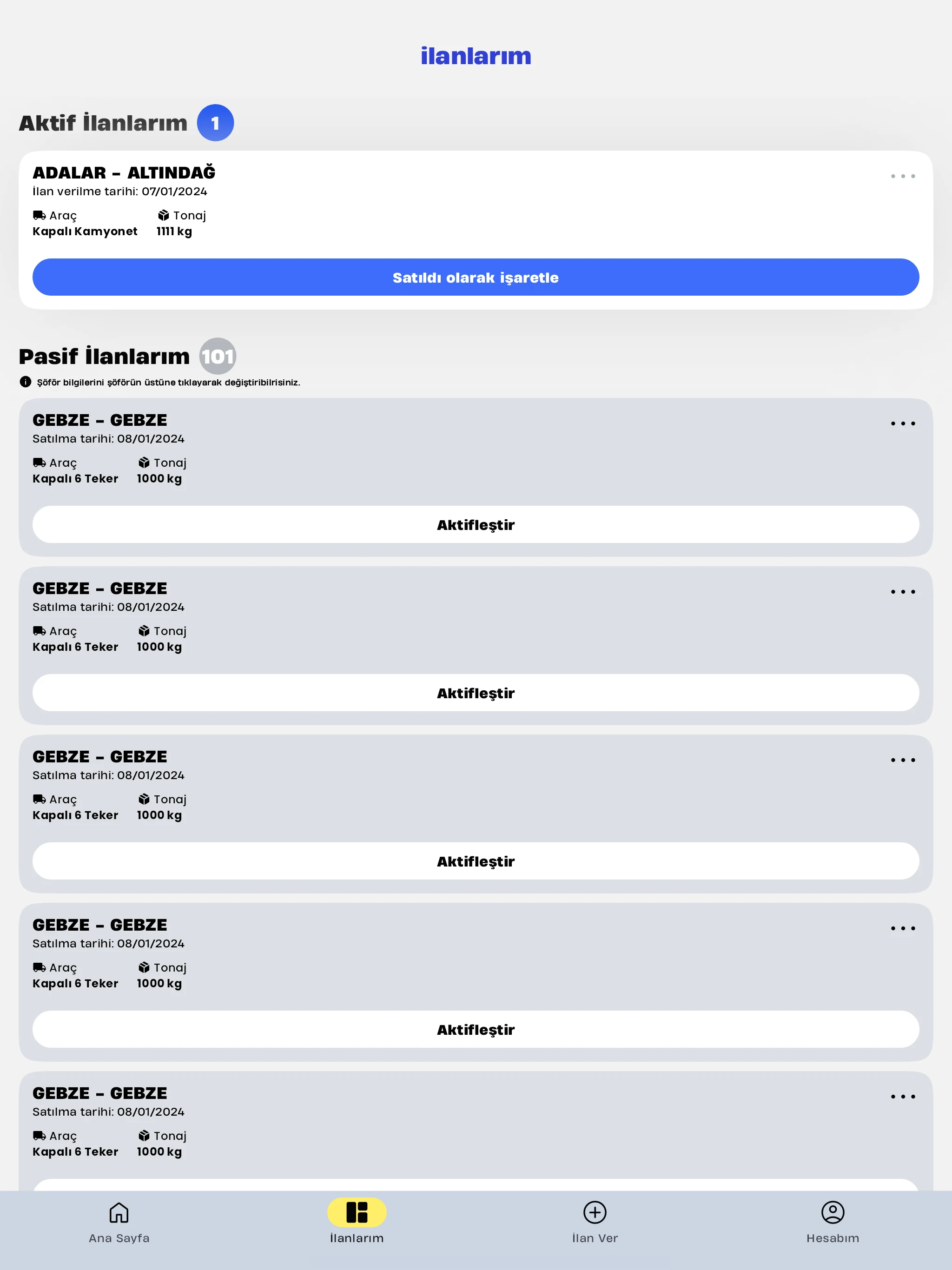 Nakliyeciler: Nakliye İşleri screenshot